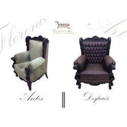 Restauración integral de sillón 
