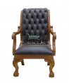 Sillón Modelo Rowan Ejecutivo en Piel Negra