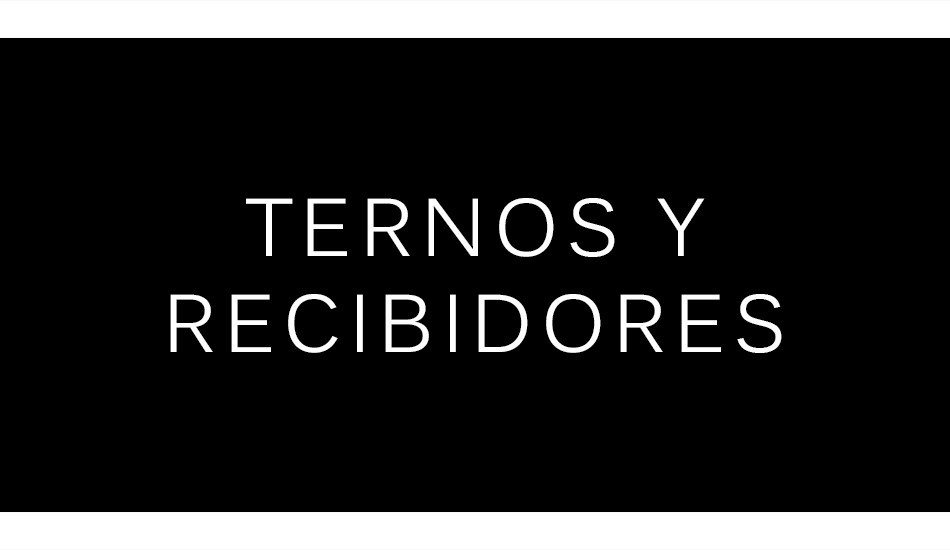Ternos y recibidores