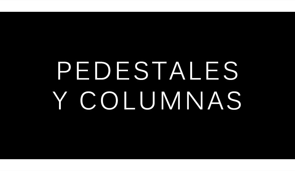 Pedestales y columnas